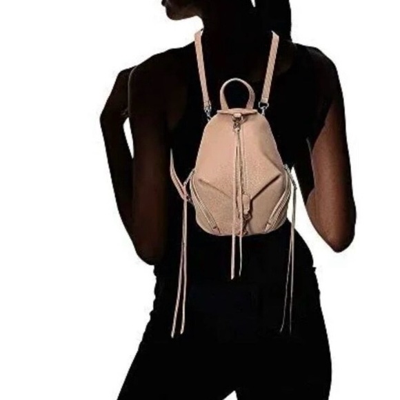 NWOT Rebecca Minkoff leatherJuilian convertible mini backpack in ballet pink